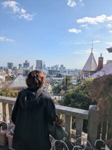 北野天満神社から神戸市内を見渡せます